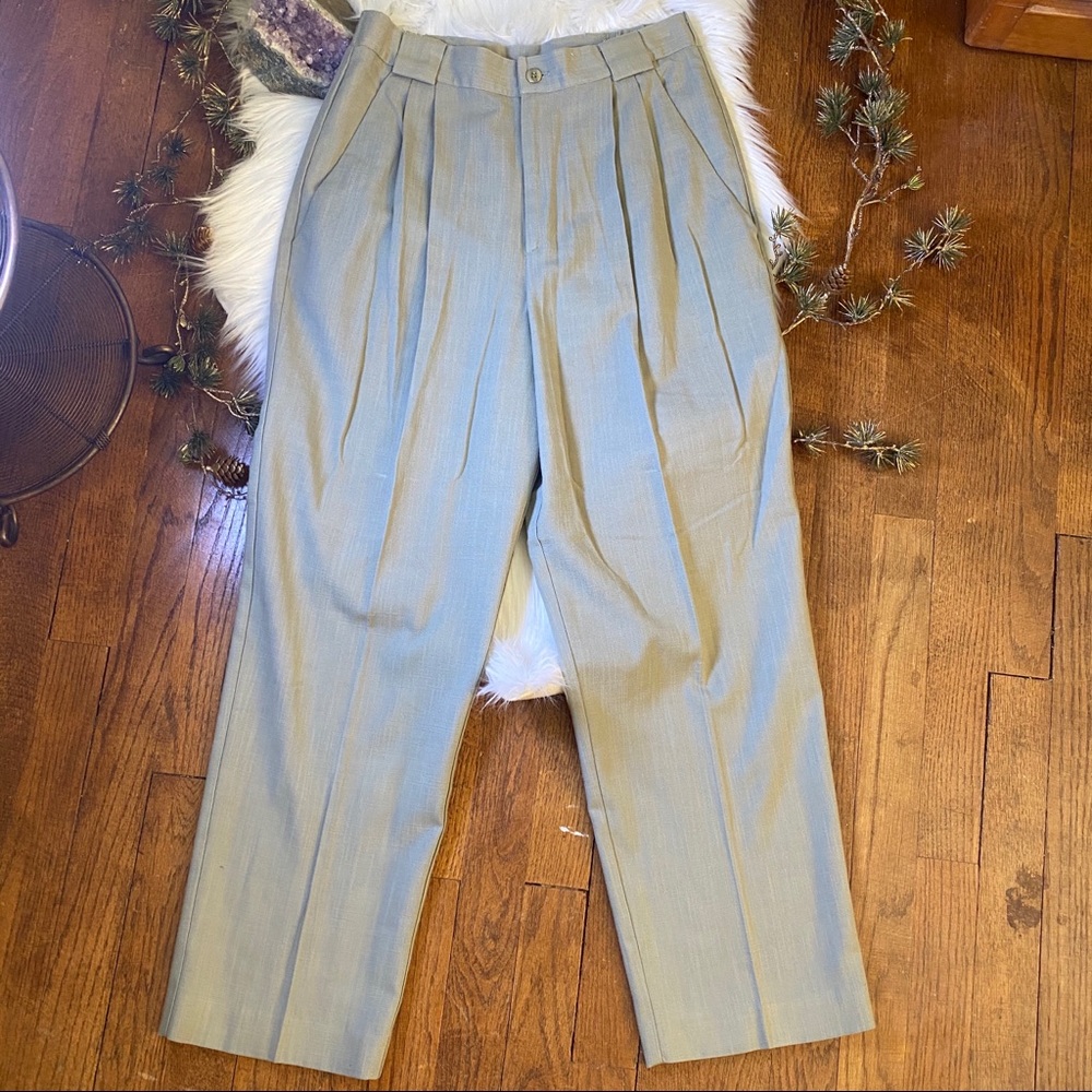 VTG PLEATED TROUSERS WITH POCKETS // 28